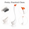 Swan Toilet Brush Set for Bathroom - Long Handle Dense