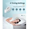 LEMOISTAR 8 Inch Small Wall Mounted Fan with Remote Control,