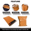 JeeJaan® 50 Pcs of Orange Courier Bags 12 x 16