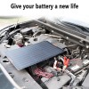 MHPOWOS 10W Solar Panel 12V Trickle Charger Battery Charger Kit
