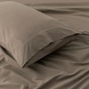 BDEAR 6PCS Light Brown Linen Feel Sheet Set Queen Size