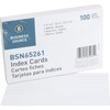 Business Source Ruled White 4" x 6" Index Cards -