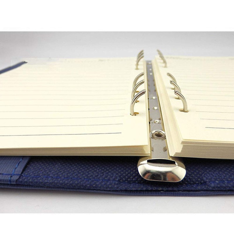 A7 Yellow PU Leather Business Notebook with Pen Pocket and