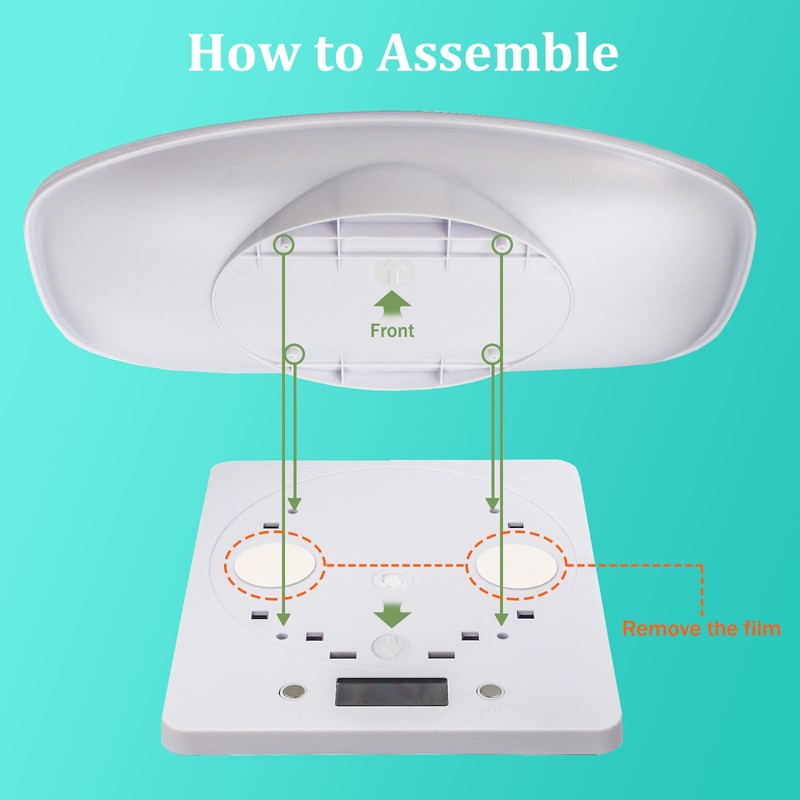 Digital Mini Pet Scale, Small Animal Weight Scale, Portable LCD