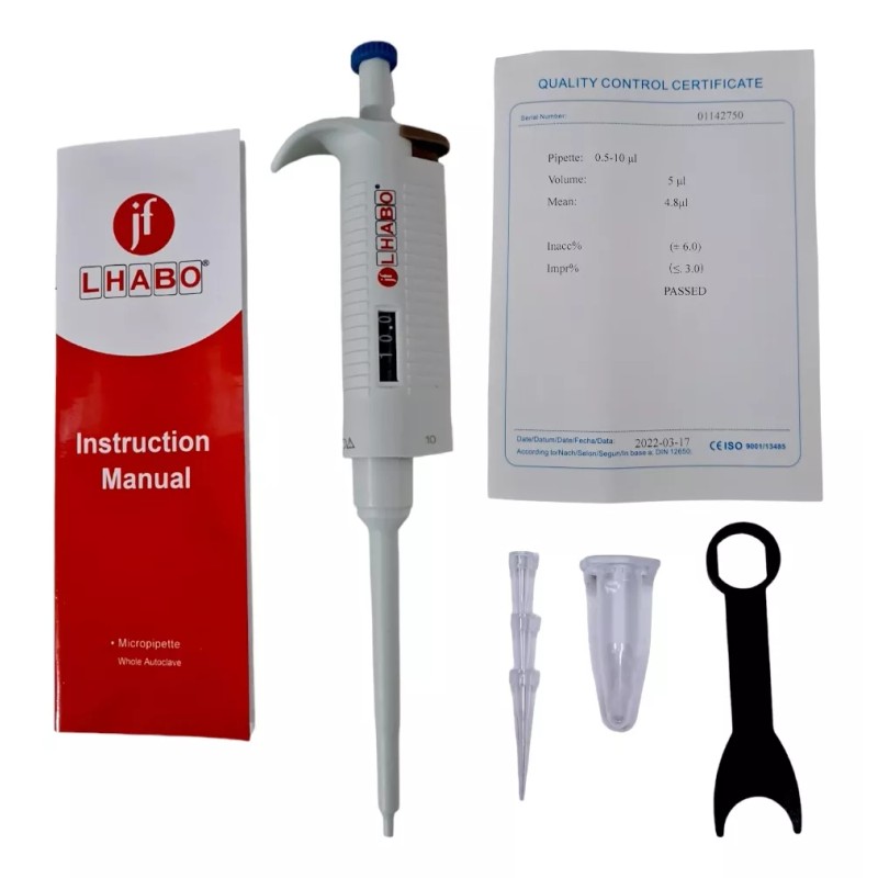 Jf Lhabo Micropipeta Autoclavable Jf Lhabo 0.5-10ul