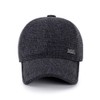 Men's Winter Warm Wool Woolen Tweed Peaked Baseball Cap Hat