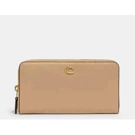 Coach CH801 Accordion Zip Around Wallet Refined Calf Leather  $225