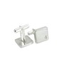 Square Cufflinks with ‘4’ Engraved - 4th Anniversary