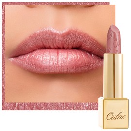 OULAC Lipstick, Metallic Shine Finish, No Grainy Feeling, Long-Lasting Moisturisation, Waterproof, 4.3 g, Pink (Baby Angel, 13)