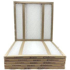 20x20x1 Glasfloss Fiberglass Air Filter, Double Strut, GDS Series, Made in USA, Actual Size: 19 5/8 x 19 5/8 x 3/4 (Box of 6)
