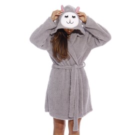 6319-Sheep-XL Just Love Critter Robe / Robes for Women, Sleepy Sheep (Sherpa), X-Large