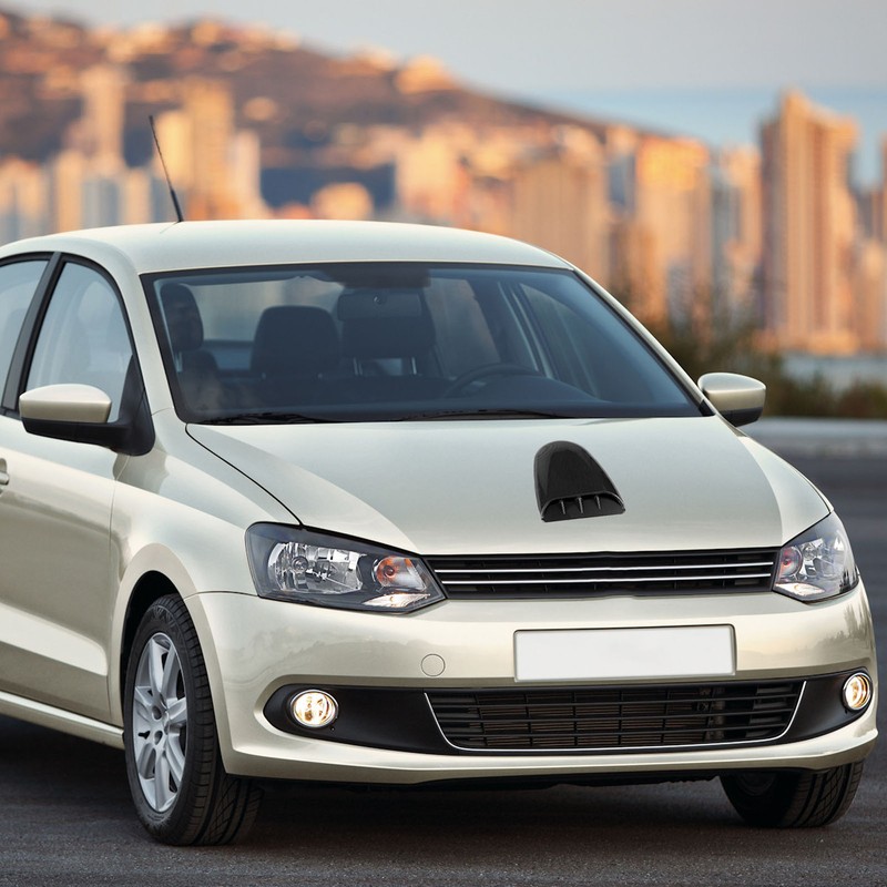 Engine Hood Vent Trim 35.5 X 32cm Carbon Fiber Style