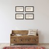 Creative Co-Op Wood Framed Wall Décor with Quotes (Set of