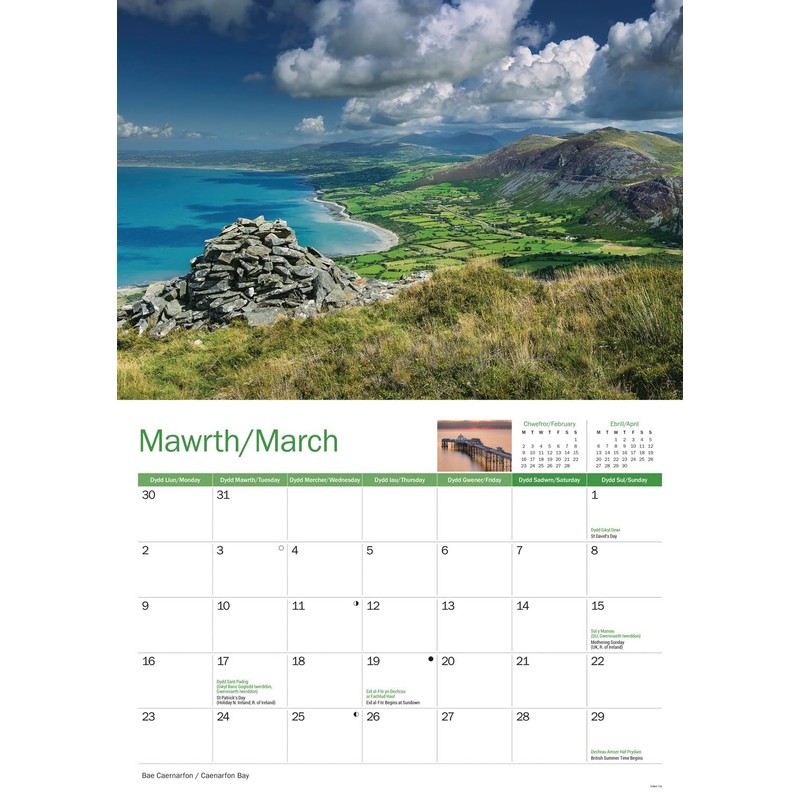 North Wales A4 Calendar 2026 + EXCLUSIVE LIMITED EDITION PEN