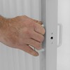 RecPro RV Pleated Folding Shower Door and Frame | Sliding,