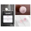 mookaitedecor Set of 4 Rose Quartz Drawer Knobs with Screws,