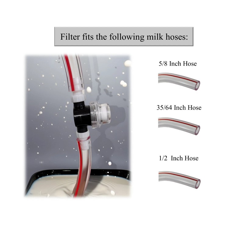 Mitty Dairy In line filter for cow or goat milking