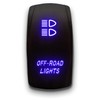 Off Road Lights - Blue - Laser Etched Toggle Switch