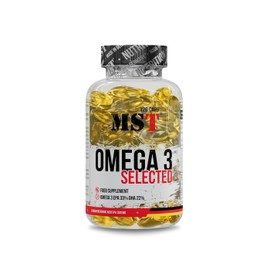MST Omega 3 Selected – Softgels – Hochdosiertes Fischöl 1000mg mit EPA und DHA Aus Wildgefangenem Fisch Ohne Zusatzstoffe Für Tägliche Anwendung Made in Germany (120 Kapseln)