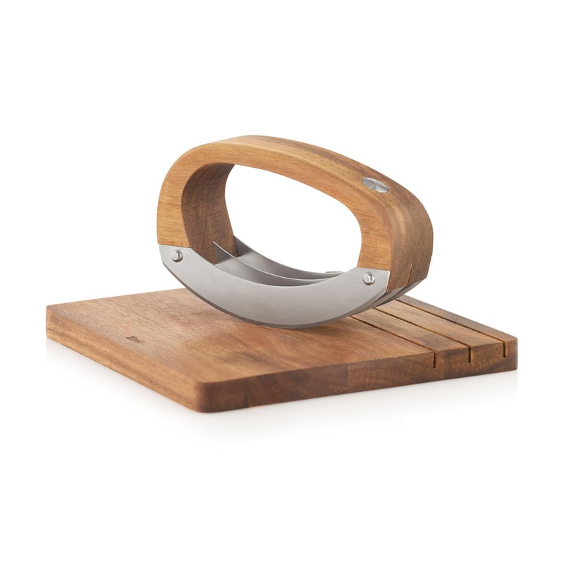 AdHoc RoccaVerde Chopping Knife - Chef Knife with Chopping Board