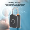 Fingerprint Padlock IP65 Waterproof Keyless Biometric Thumbprint Lock Smart Padlock
