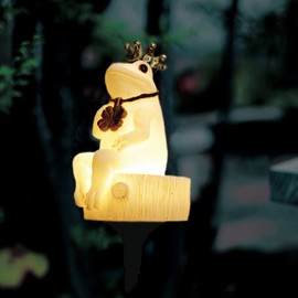 Solar Light, Garden Light, Outdoor, Waterproof, Stylish, Cute, Interior, Garden, Planter, Stick, Animal, Frog, IPX3, Pomie Frog