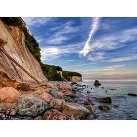 CALVENDO Puzzle Chalk Rocks Sassnitz 1000 Pieces Laying Size 64 x 48 cm Photo Puzzle Picture by Steffen Gierok; Magik Artist Design