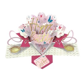 Second Nature Pop Ups Special Sister Happy Birthday Pop-Up Greeting Card Cards POP197MC14