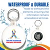 Sharewear QR Tap Keychain, Lost Kids Smart Identification, QR code