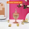 30 oz Glass Apothecary Candy Jar with Lid - Clear