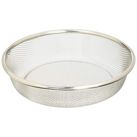 Three Snow 31328 Heavy Duty Colander, Shallow Type, 8.7 inches (22 cm), 18-8 Stainless Steel, Easy to Clean, Colander, Tsubame Sanjo, Made in Japan
