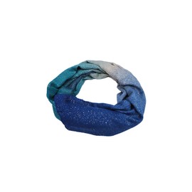 QUEEN HELENA SC22-4 Women's Warm Winter Scarf with Rhinestones, blue