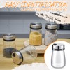 Ziliny 12 Pcs Salt and Pepper Shakers Sets with Adjustable