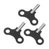 Baluue 3pcs Household Clockwork Key Winding Tools Sturdy Clock Wrench