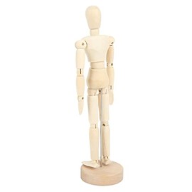 Maniquí de madera, maniquí de dibujo ambiental de varias formas 14 articulaciones giratorias para desarrollar habilidades prácticas de pintura de boce
