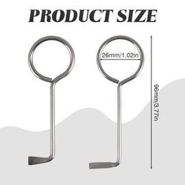 2 Stück Dietrich,BuntbartschlüSsel Universal,Lockpick Profi UniversalschlüSsel,BartschlüSsel TüR Key,Feuerwehr Lockpicking Set,Multipick ZimmertüR,SchlüSseldienst Werkzeug TüRöFfnungswerkzeug Zimmer