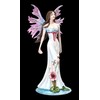 Fairy Figurine Fauna with Pink Wings and Water Lilies Fairy