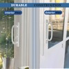 Sliding Patio Door Handle Replacement with Zinc Diecast I/E Pulls,