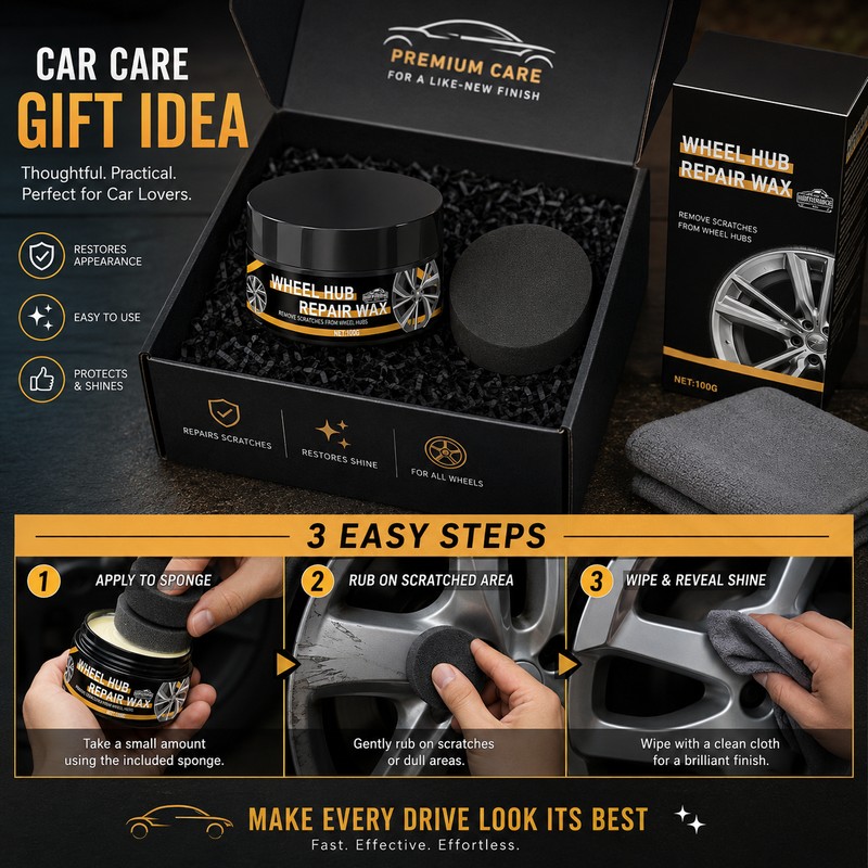 Wheel Hub Repair Wax for Car Detailing – 100g Polishing