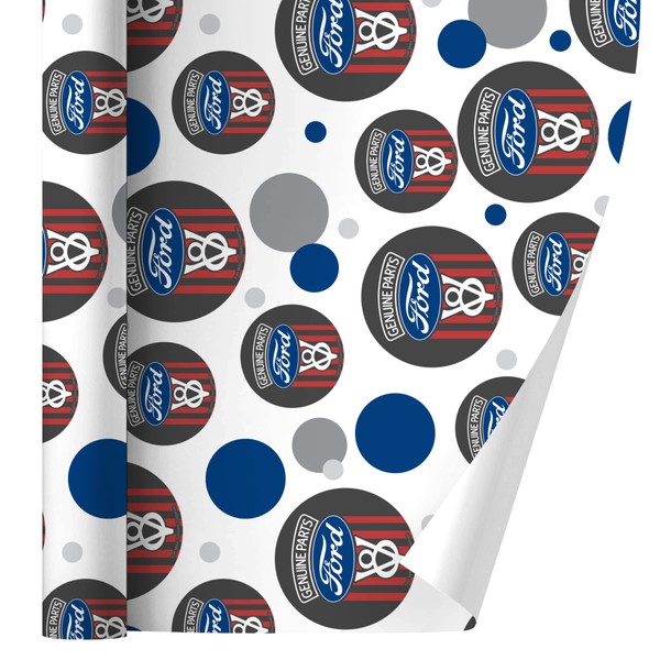 GRAPHICS & MORE Ford Genuine Parts Gift Wrap Wrapping Paper