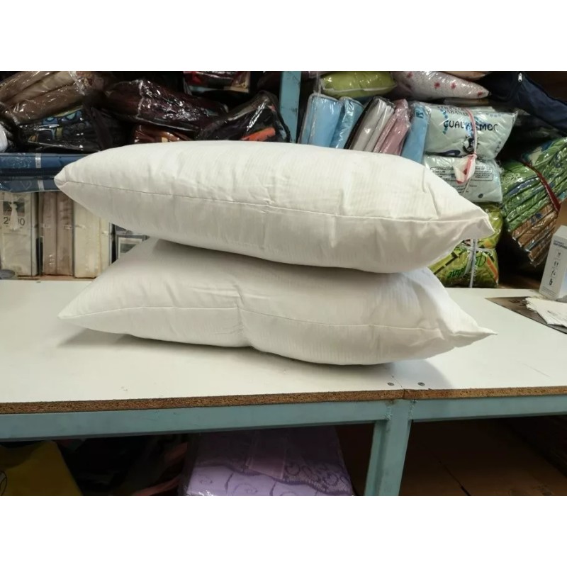 Primavera Par De Almohadas Diamante Hotelera 230 Hilos, Soporte Suave