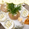 Maxdot 60 Pcs 50th Wedding Anniversary Plates Wedding Anniversary Party