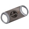 GERMANUS Cigar V-Cutter Notch Cutter with V-Cut, Silver Grey