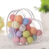Clear Heart Candies Boxes Transparent Treat Boxes for Wedding Party