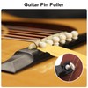 sourcing map 4 Pcs Black+White Guitar String Winder Cutter Pin