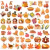 Suncalla 60 Pcs Fall Pins Bulk Acrylic Lapel Pins Pumpkin