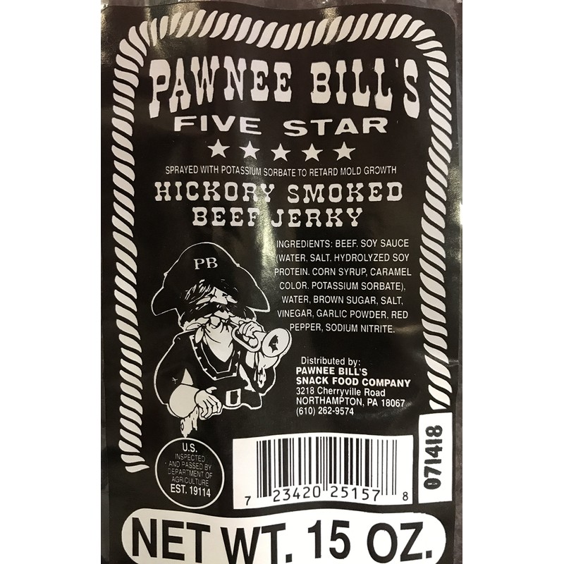 Pawnee Bill's Beef Jerky (original, 15oz sticks)