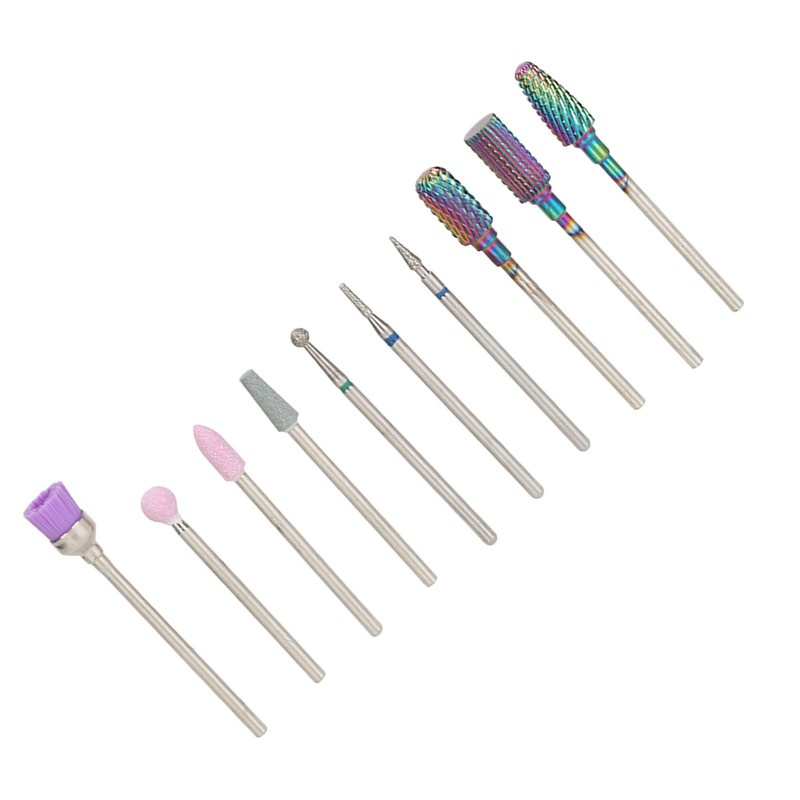 Nail Drill Bits Set Tungsten Steel Nail Art Grinding Head