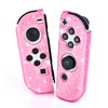 DLseego Protective Case for Switch/Switch OLED Controller, Transparent Glitter Soft