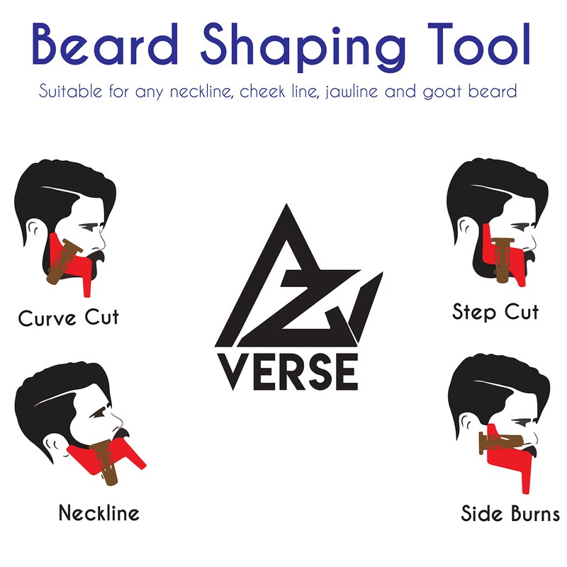 AZIVERSE Beard Bib Beard Apron - Beard Hair Catcher For